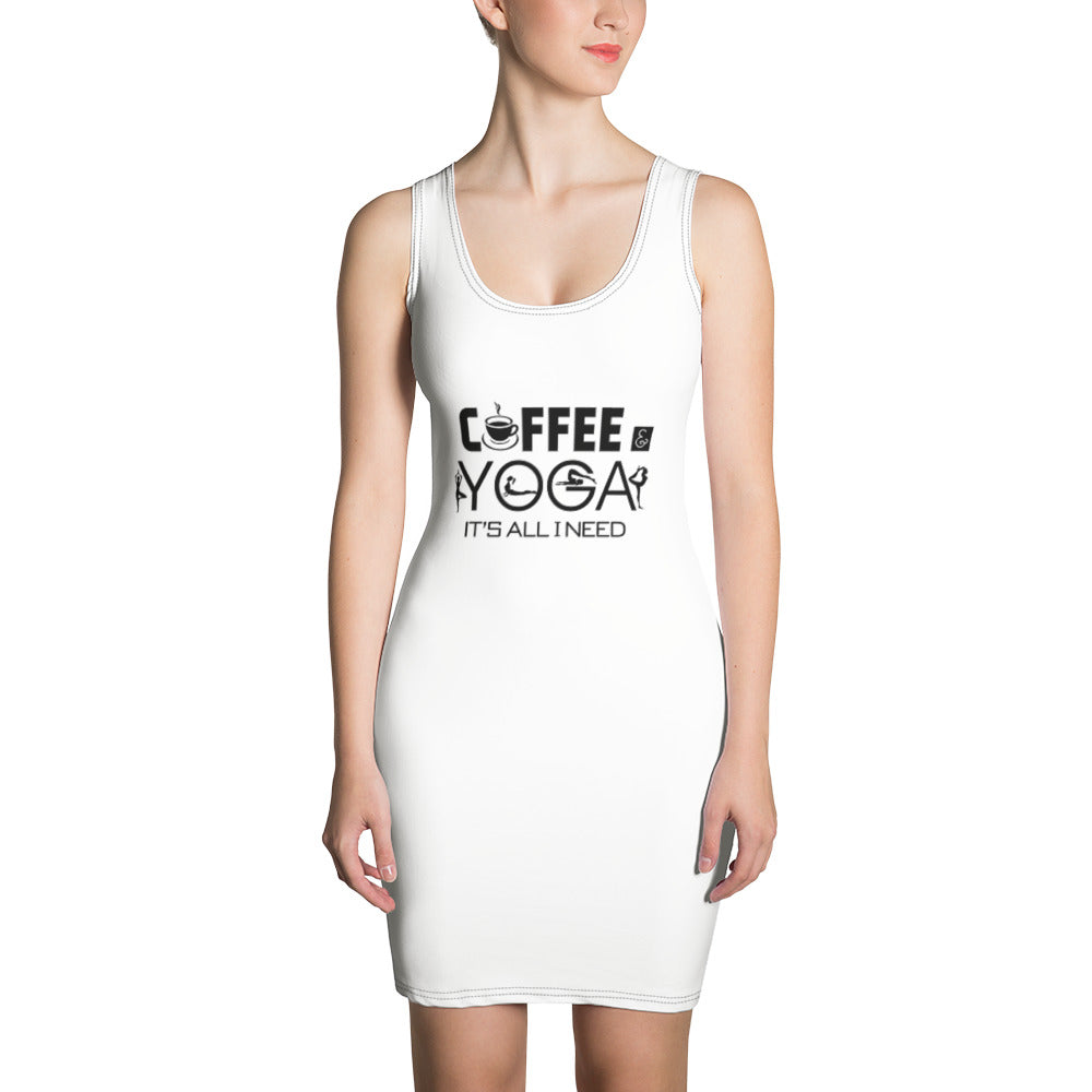 COFFEE & YOGA IT'S ALL I NEED - Sublimation Cut & Sew Dress