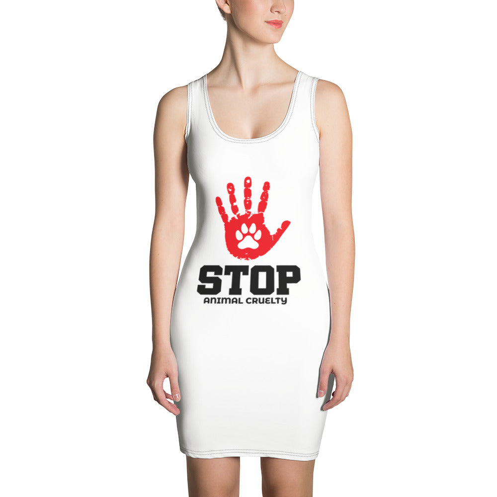 STOP ANIMAL CRUELTY - Sublimation Cut & Sew Dress