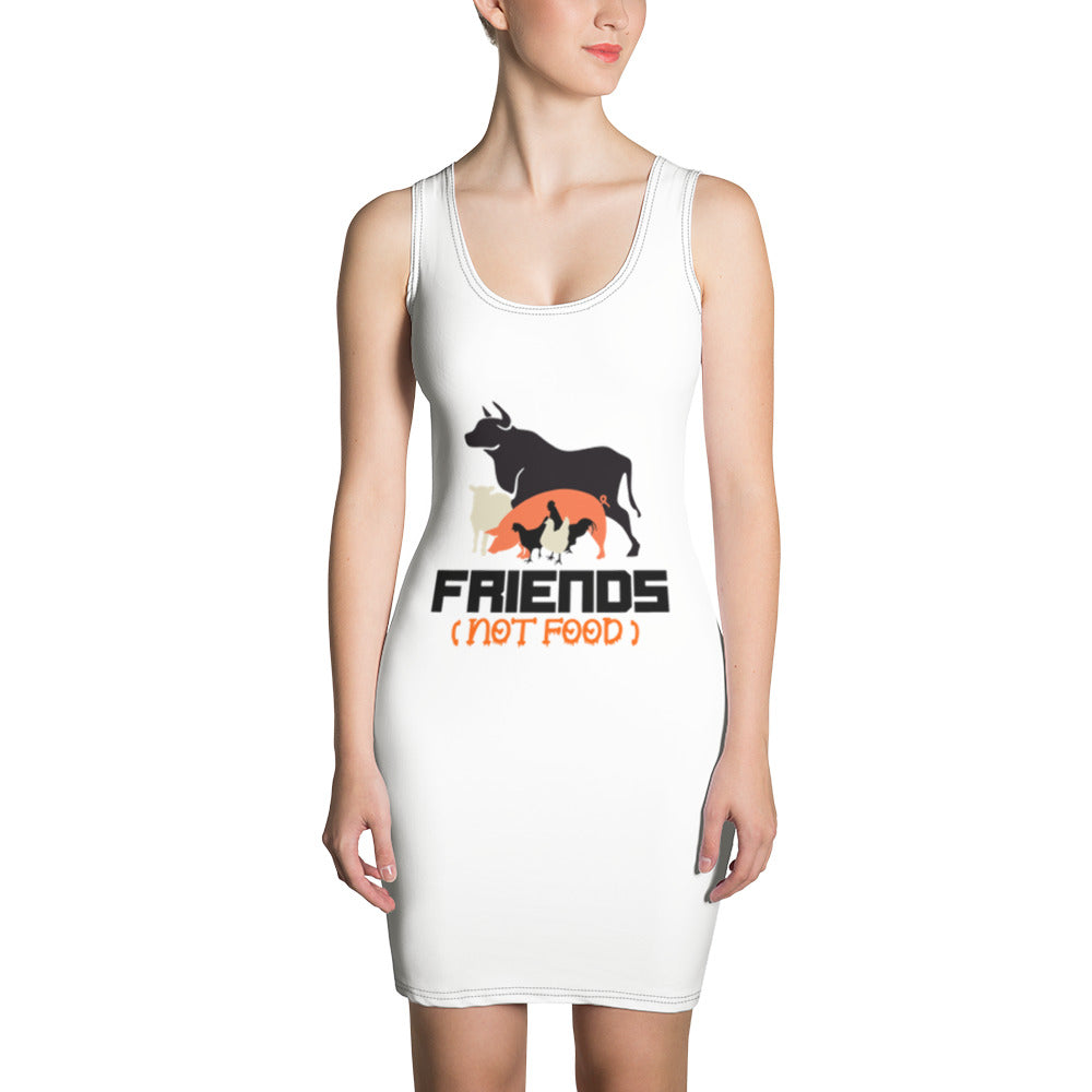 FRIENDS NOT FOOD - Sublimation Cut & Sew Dress