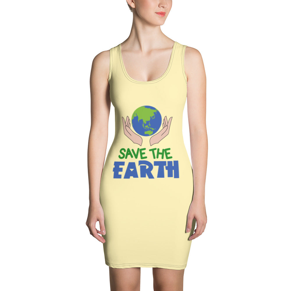 SAVE THE EARTH - Sublimation Cut & Sew Dress