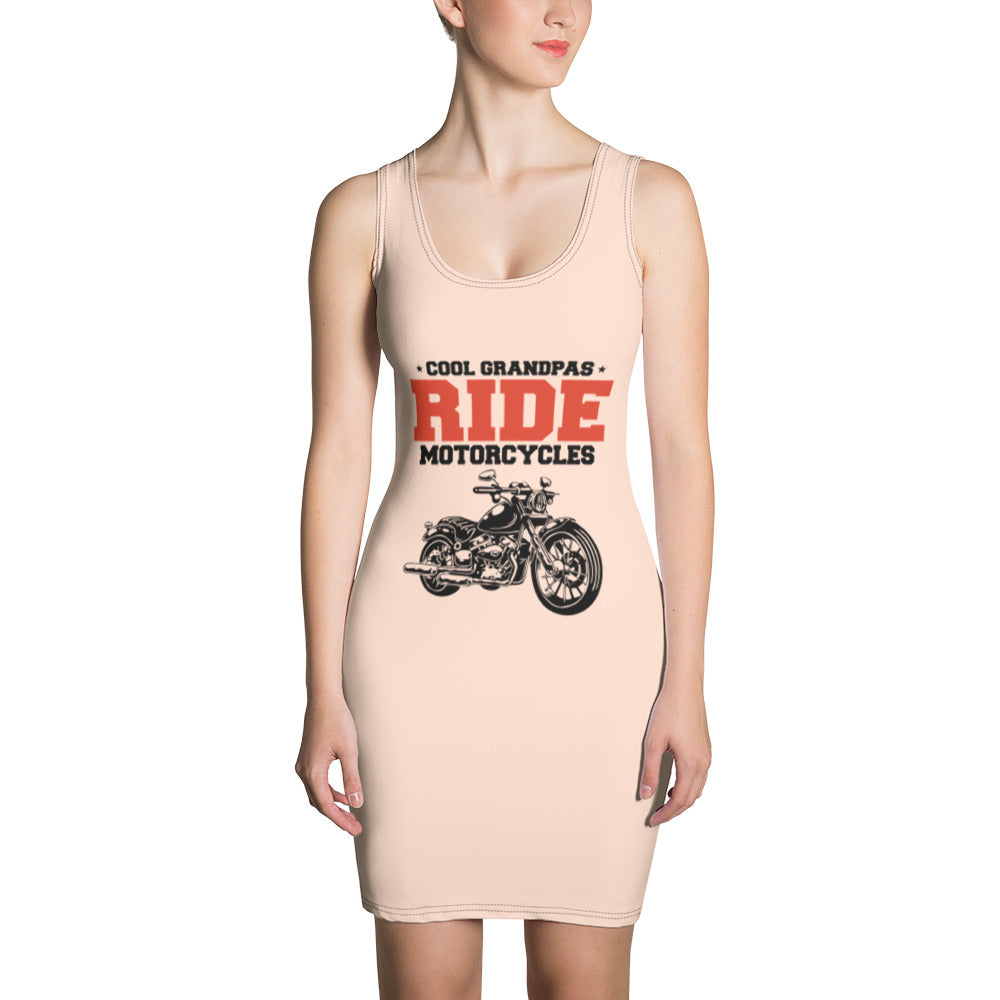 COOL GRANDPAS RIDE MOTORCYCLES - Sublimation Cut & Sew Dress