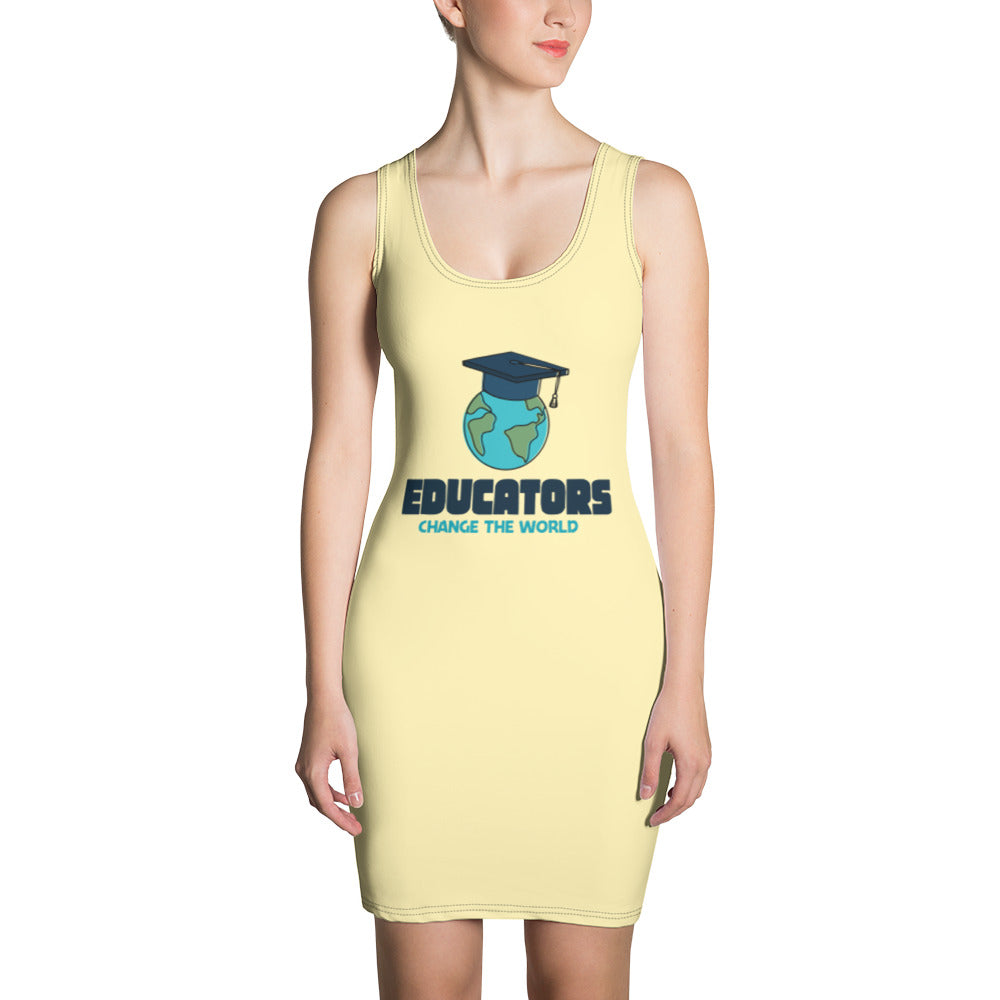 EDUCATORS CHANGE THE WORLD - Sublimation Cut & Sew Dress