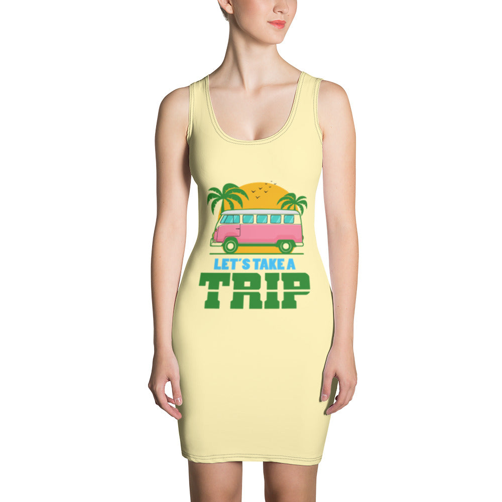 LET'S TAKE A TRIP - Sublimation Cut & Sew Dress