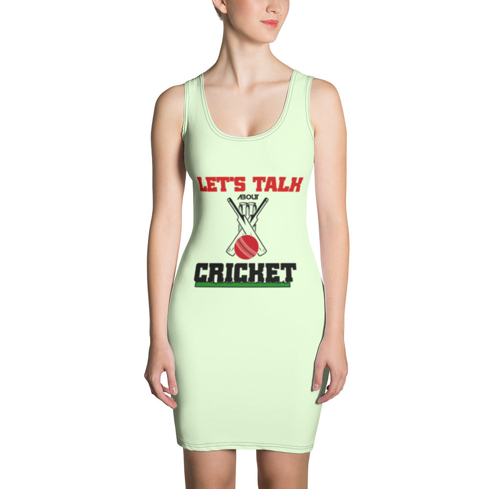 LET'S TALK ABOUT CRICKET - Sublimation Cut & Sew Dress