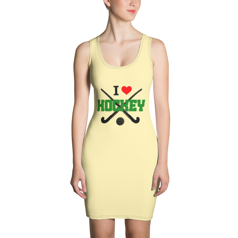 I LOVE HOCKEY - Sublimation Cut & Sew Dress