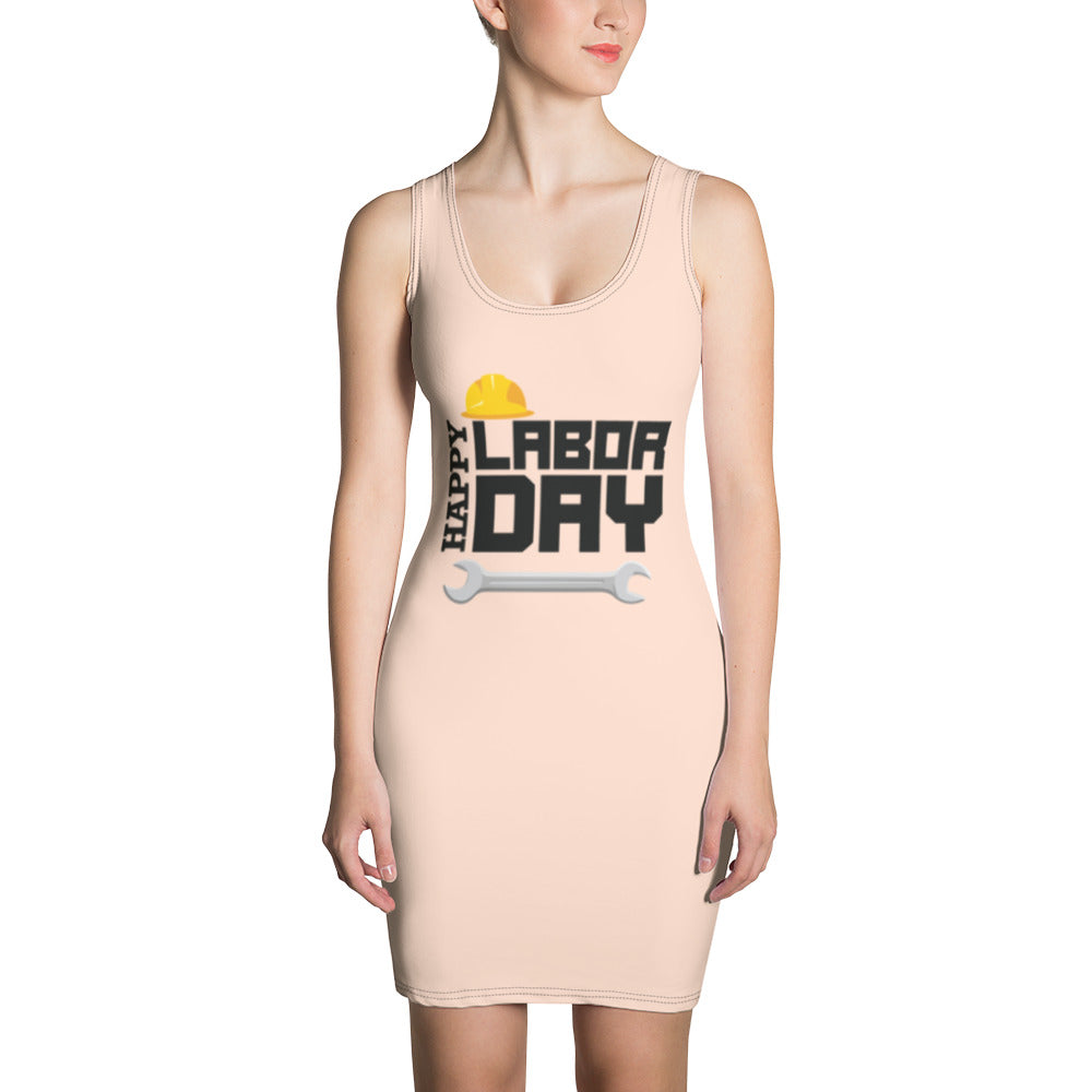 HAPPY LABOR DAY - Sublimation Cut & Sew Dress