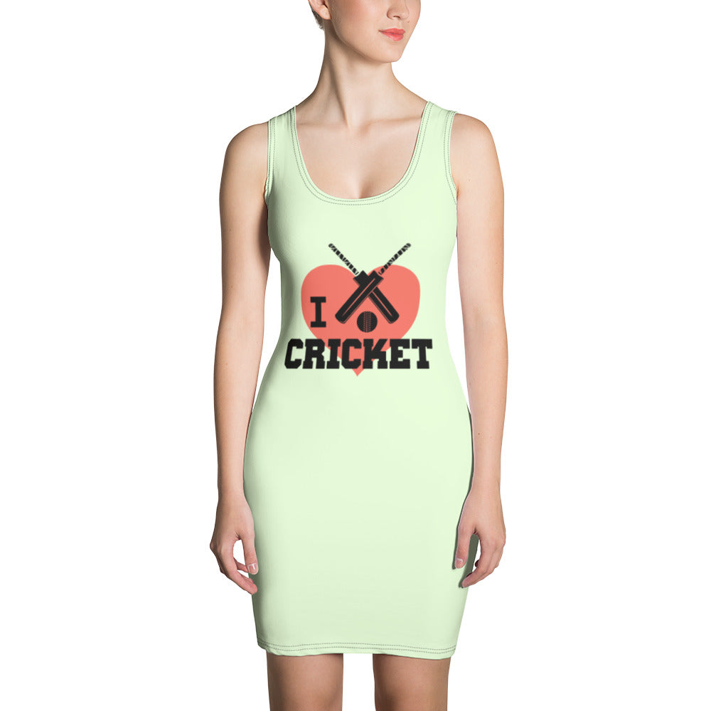 I LOVE CRICKET - Sublimation Cut & Sew Dress