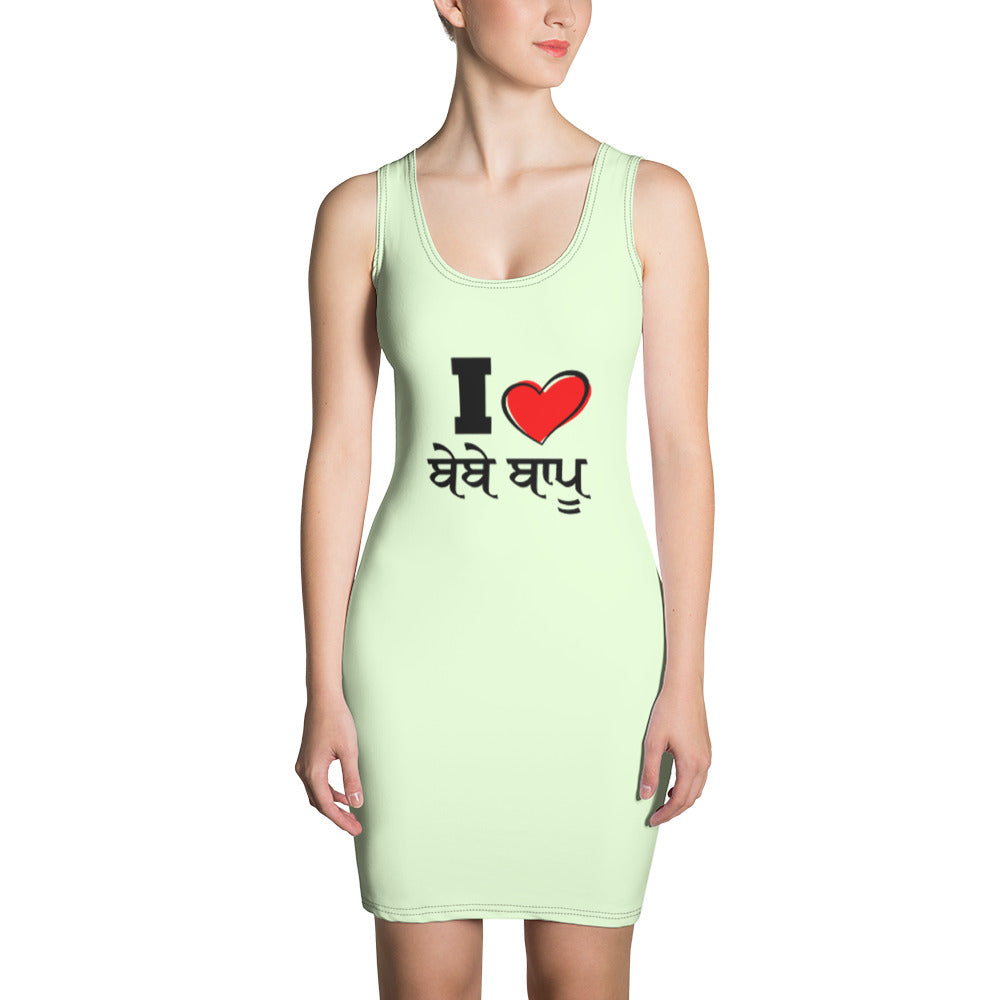 I LOVE BEBE BAPPU - Sublimation Cut & Sew Dress