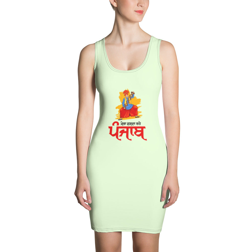 MERA VASDA RAHE PUNJAB - Sublimation Cut & Sew Dress