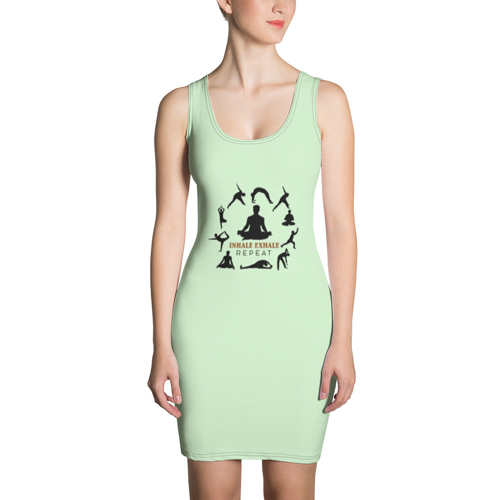 INHALE EXHALE REPEAT - Sublimation Cut & Sew Dress