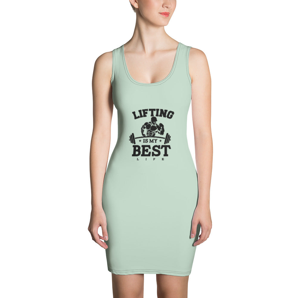 LIFTING IS MY BEST LIFE - Sublimation Cut & Sew Dress