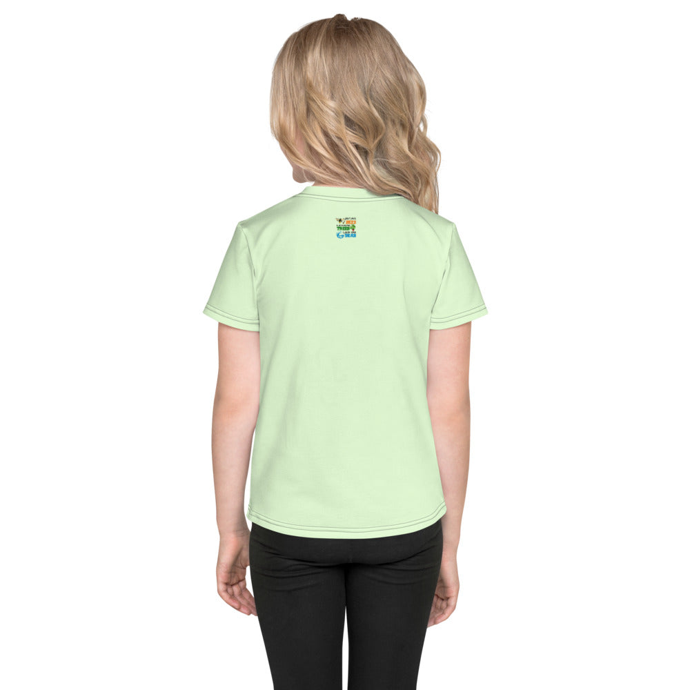 SAVE THE BEES PLANT MORE TREES CLEAN THE SEAS - Kids crew neck t-shirt