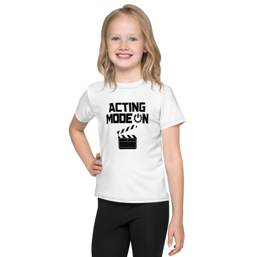 ACTING MODE ON - Kids crew neck t-shirt