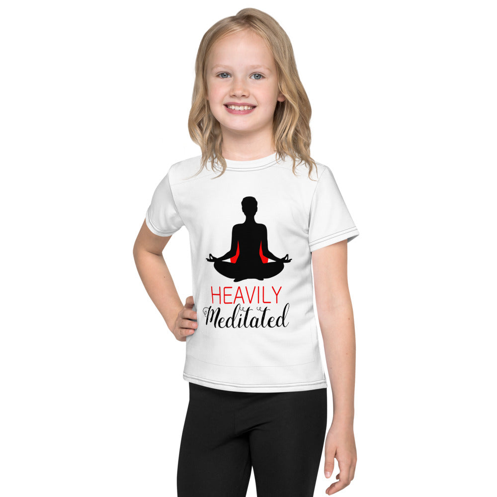 HEAVILY MEDITATED - Kids crew neck t-shirt