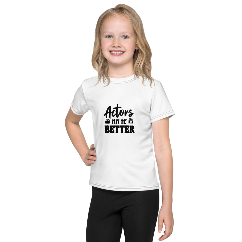 ACTORS DO IT BETTER - Kids crew neck t-shirt