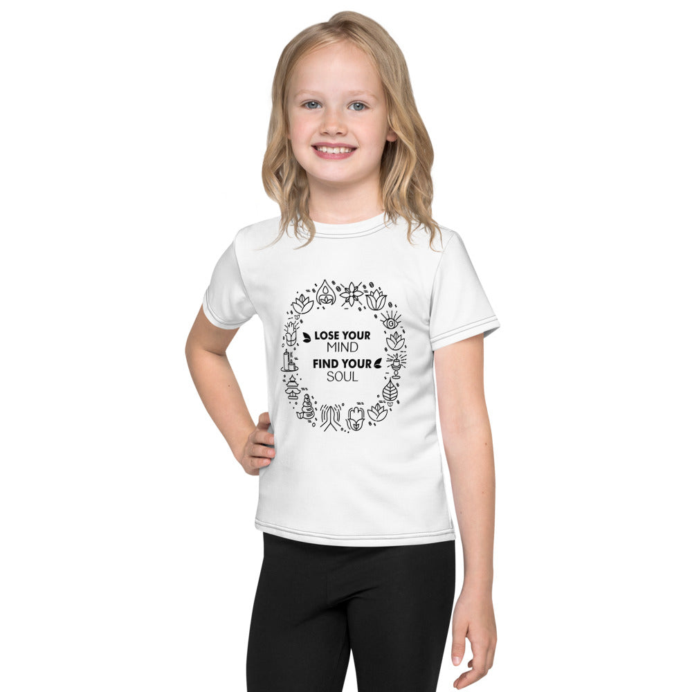 LOSE YOUR MIND FIND YOUR SOUL - Kids crew neck t-shirt