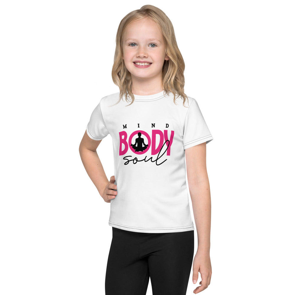 MIND BODY SOUL - Kids crew neck t-shirt