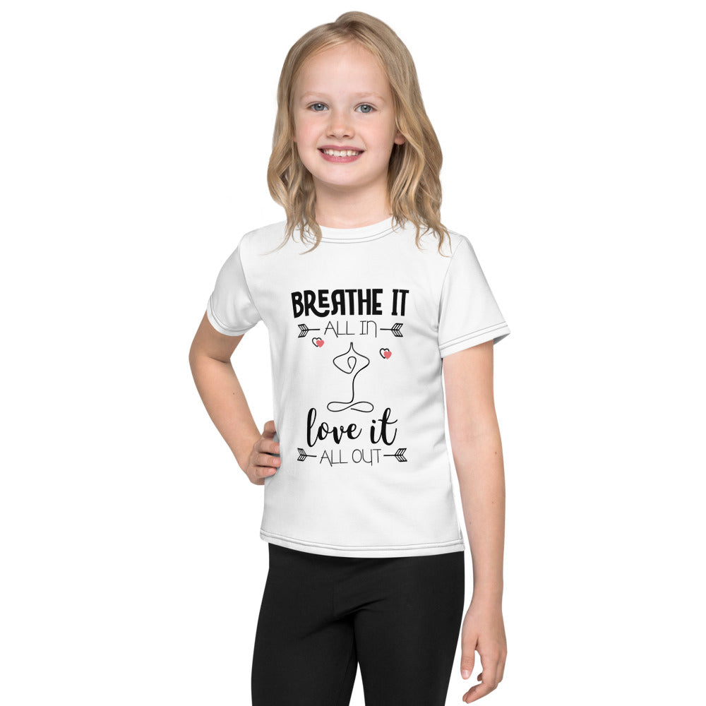 BREATHE IT LOVE IT - Kids crew neck t-shirt