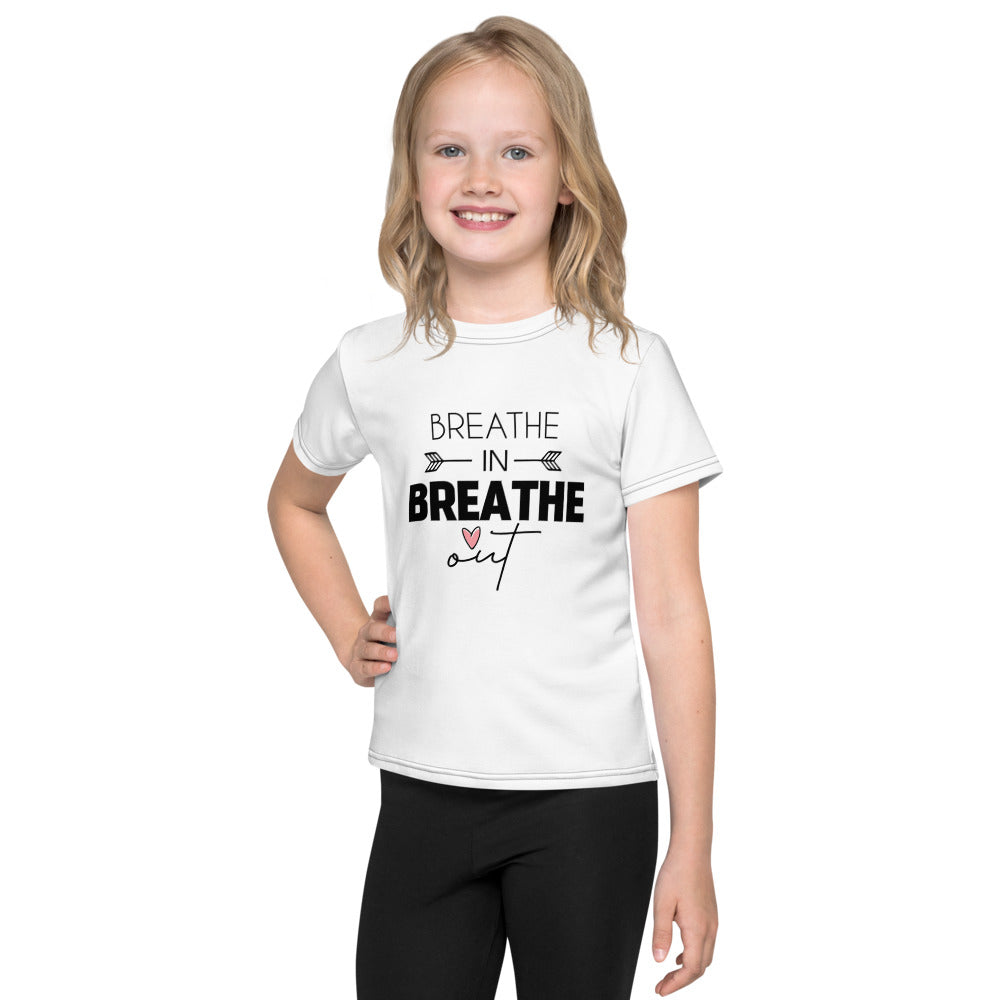 BREATHE IN BREATHE OUT - Kids crew neck t-shirt