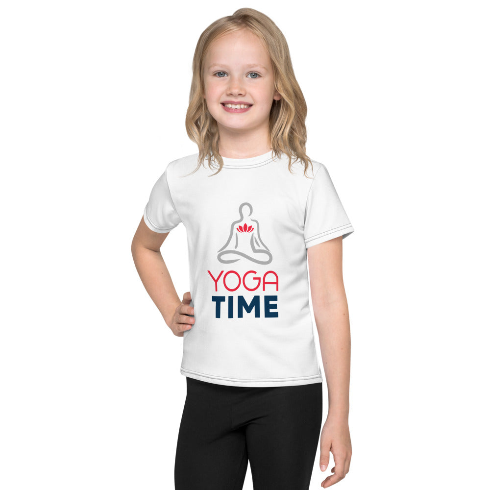 YOGA TIME - Kids crew neck t-shirt