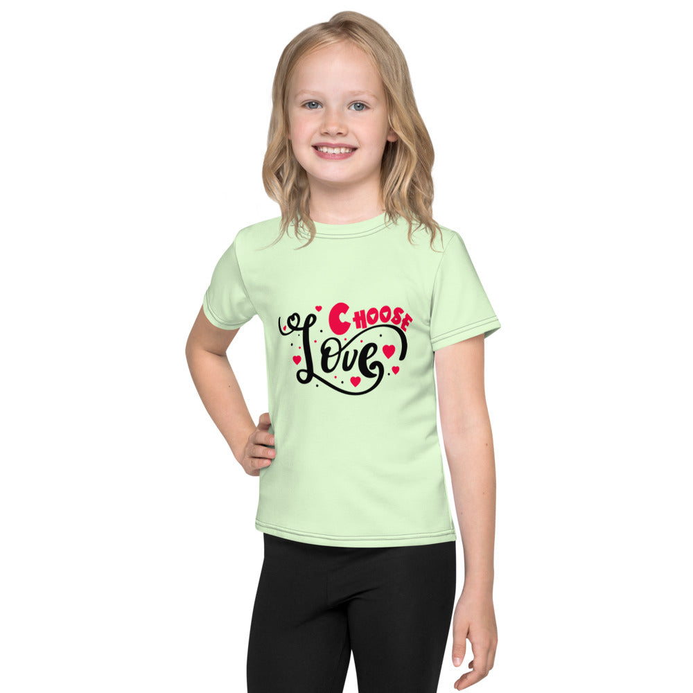 CHOOSE LOVE - Kids crew neck t-shirt