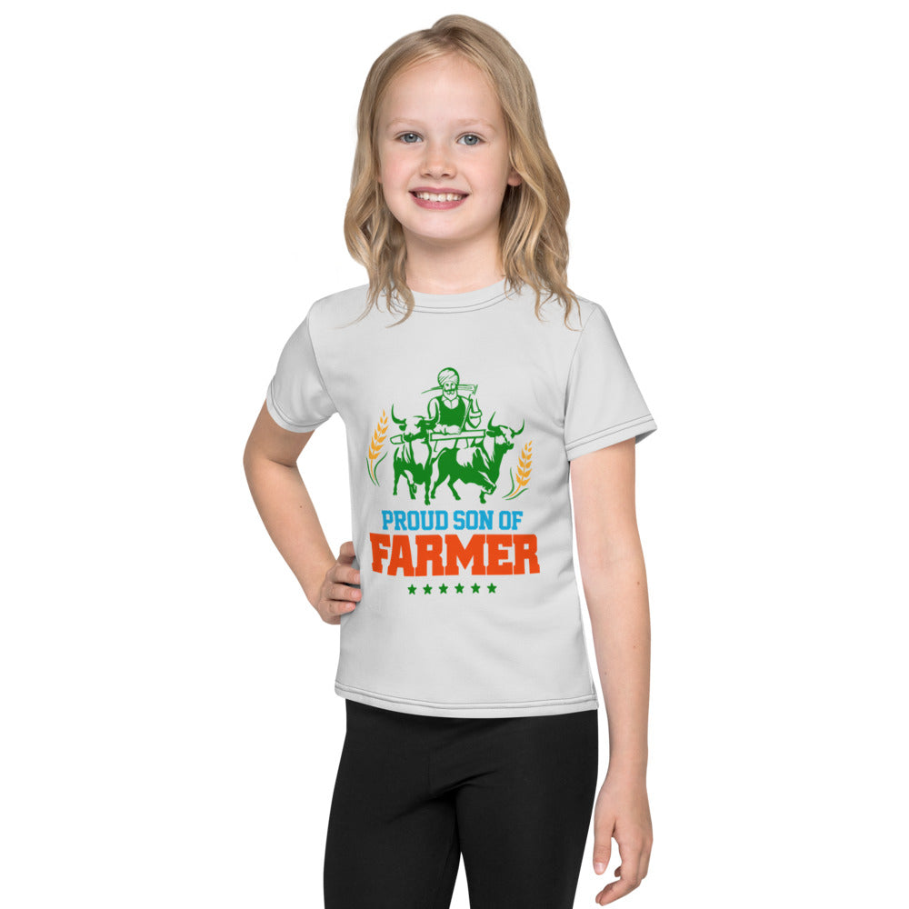 PROUD SON OF FARMER - Kids crew neck t-shirt