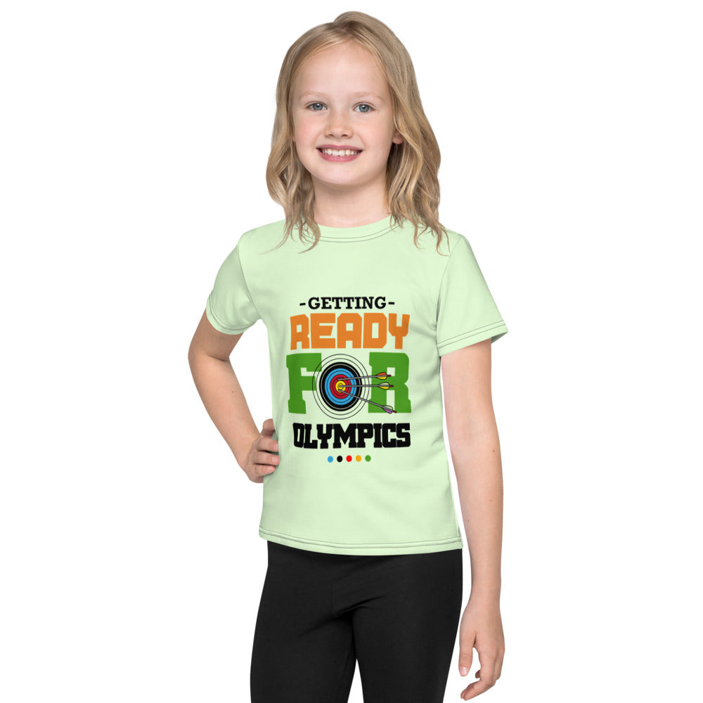 GETTING READY FOR OLYMPICS - Kids crew neck t-shirt