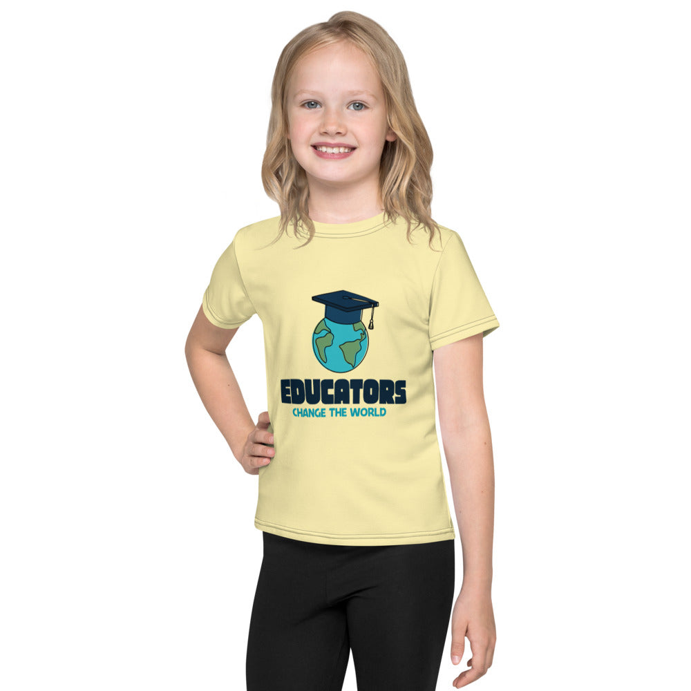 EDUCATORS CHANGE THE WORLD - Kids crew neck t-shirt