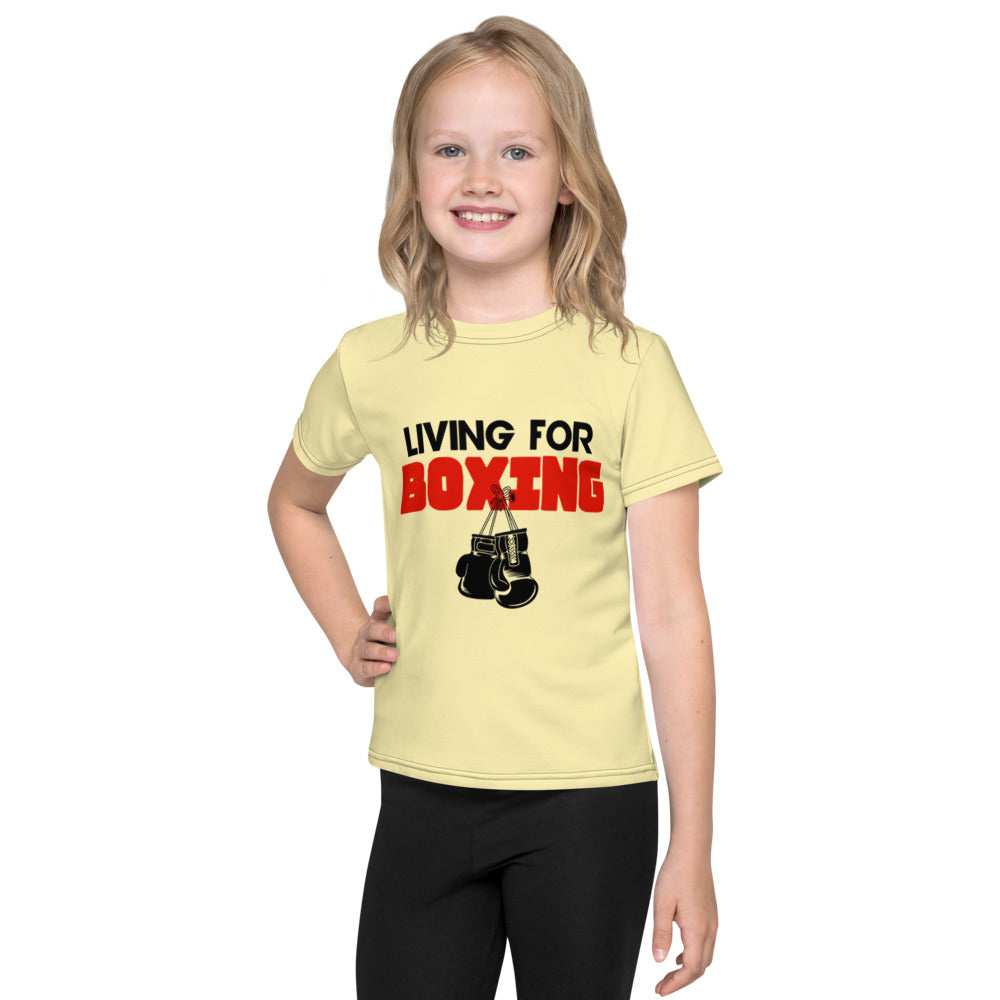 LIVING FOR BOXING - Kids crew neck t-shirt