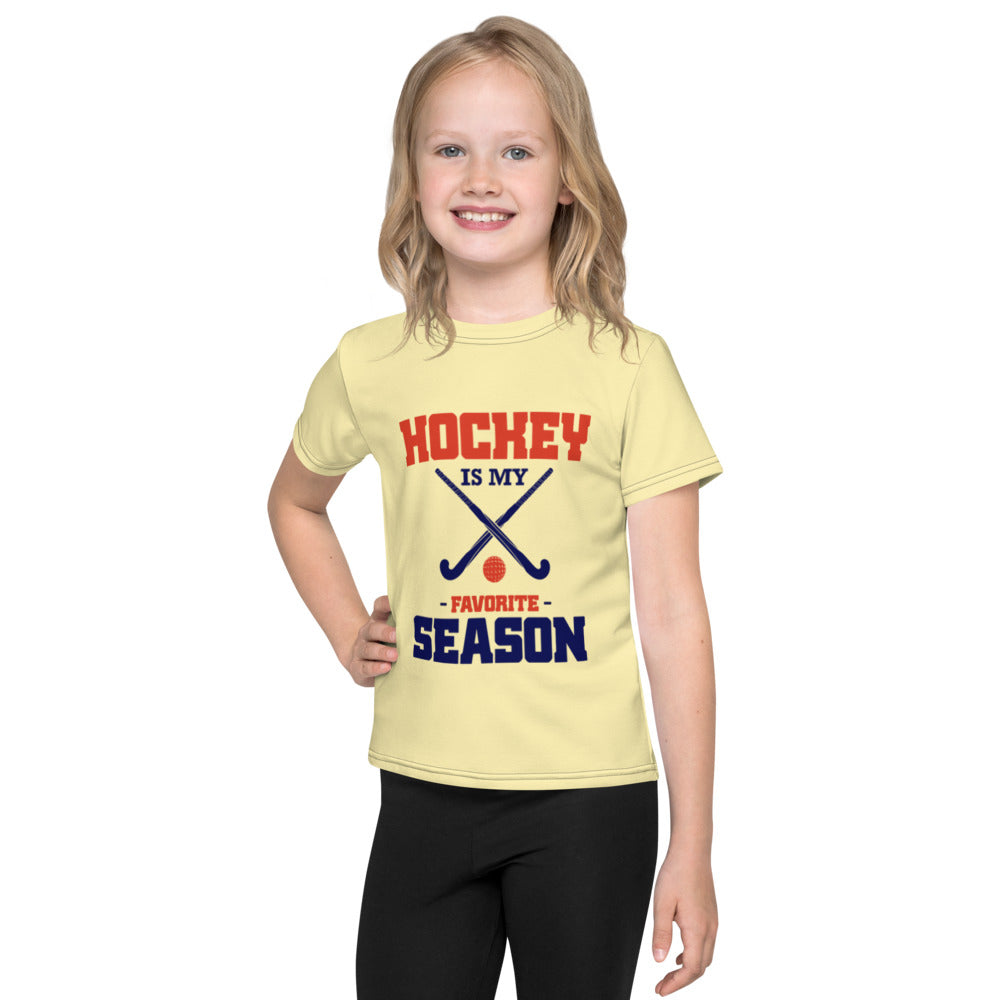 HOCKEY IS MY FAVORITE SEASON - Kids crew neck t-shirt