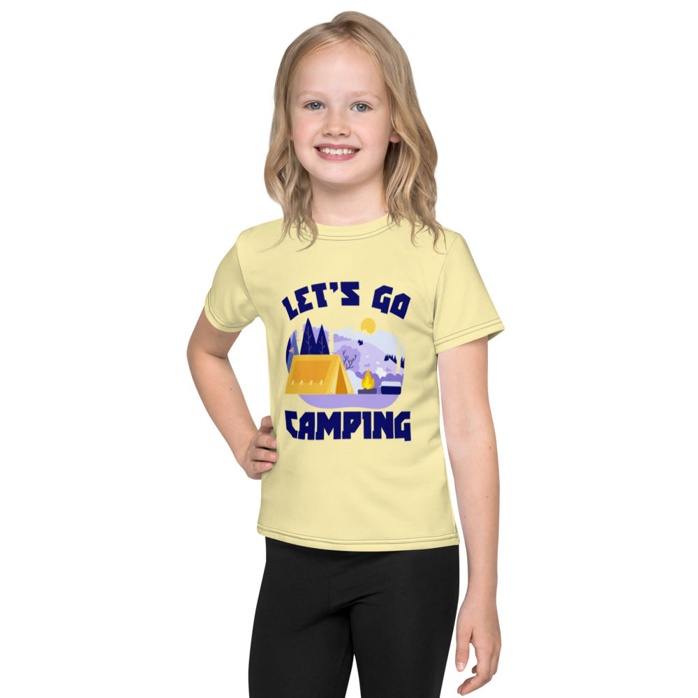 LET'S GO CAMPING - Kids crew neck t-shirt