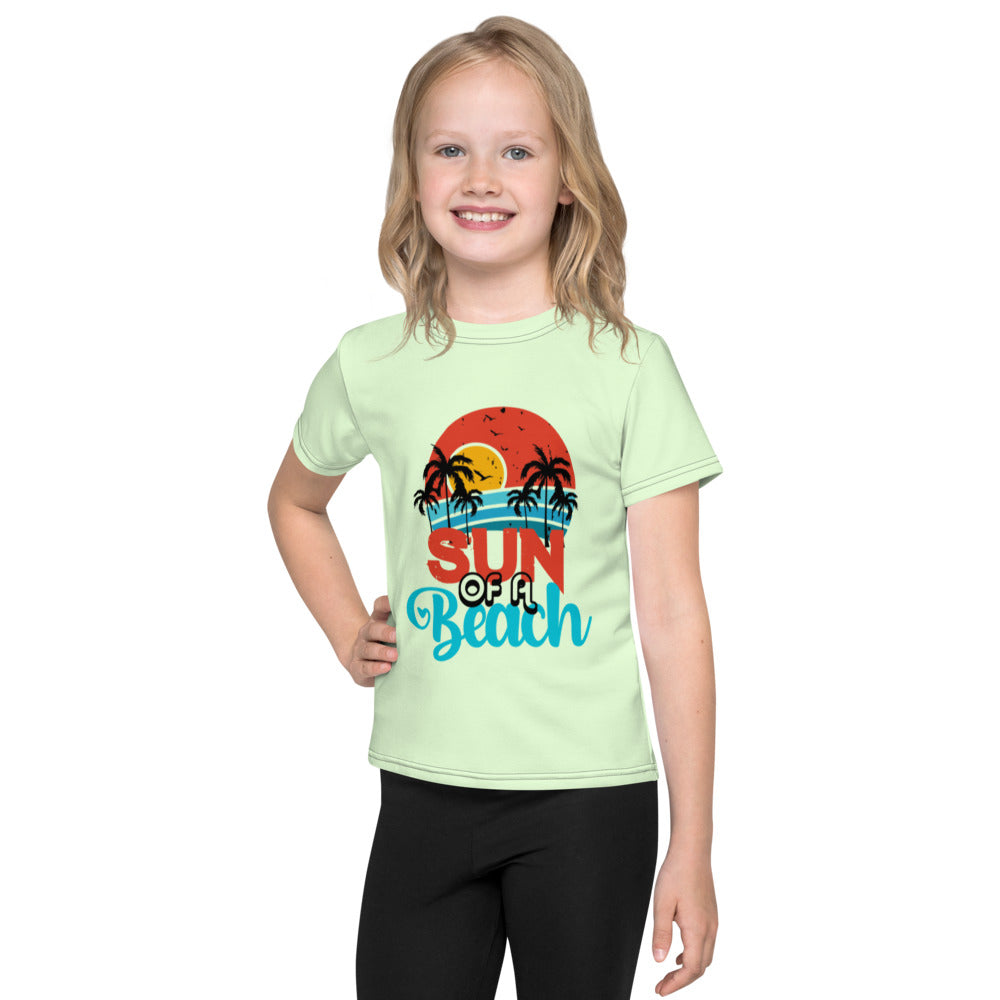 SUN OF A BEACH - Kids crew neck t-shirt