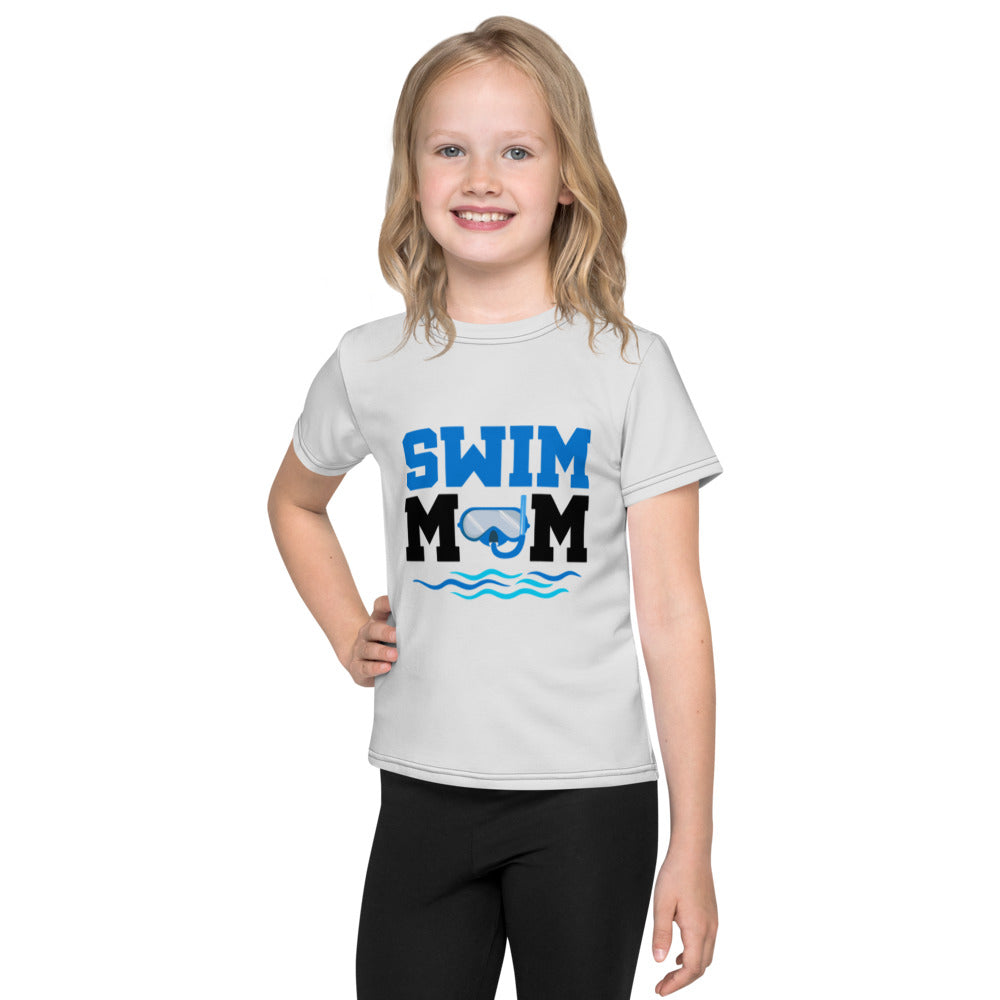 SWIM MOM - Kids crew neck t-shirt