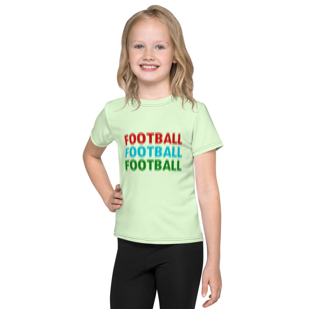 FOOTBALL - Kids crew neck t-shirt