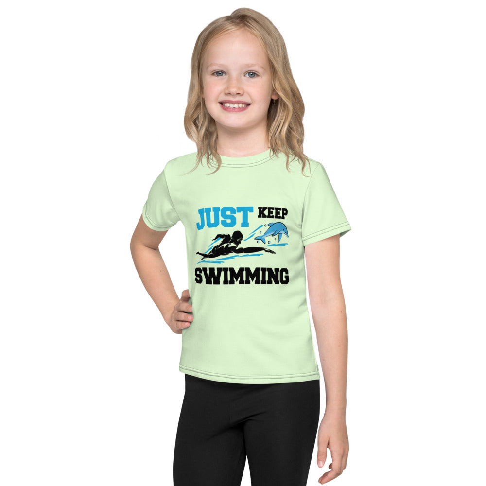 JUST KEEP SWIMMING - Kids crew neck t-shirt