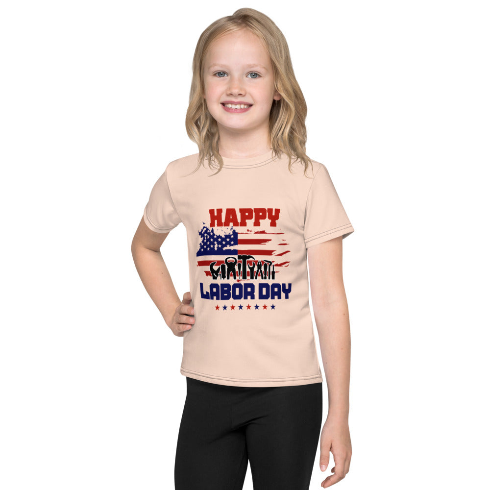 HAPPY LABOR DAY - Kids crew neck t-shirt