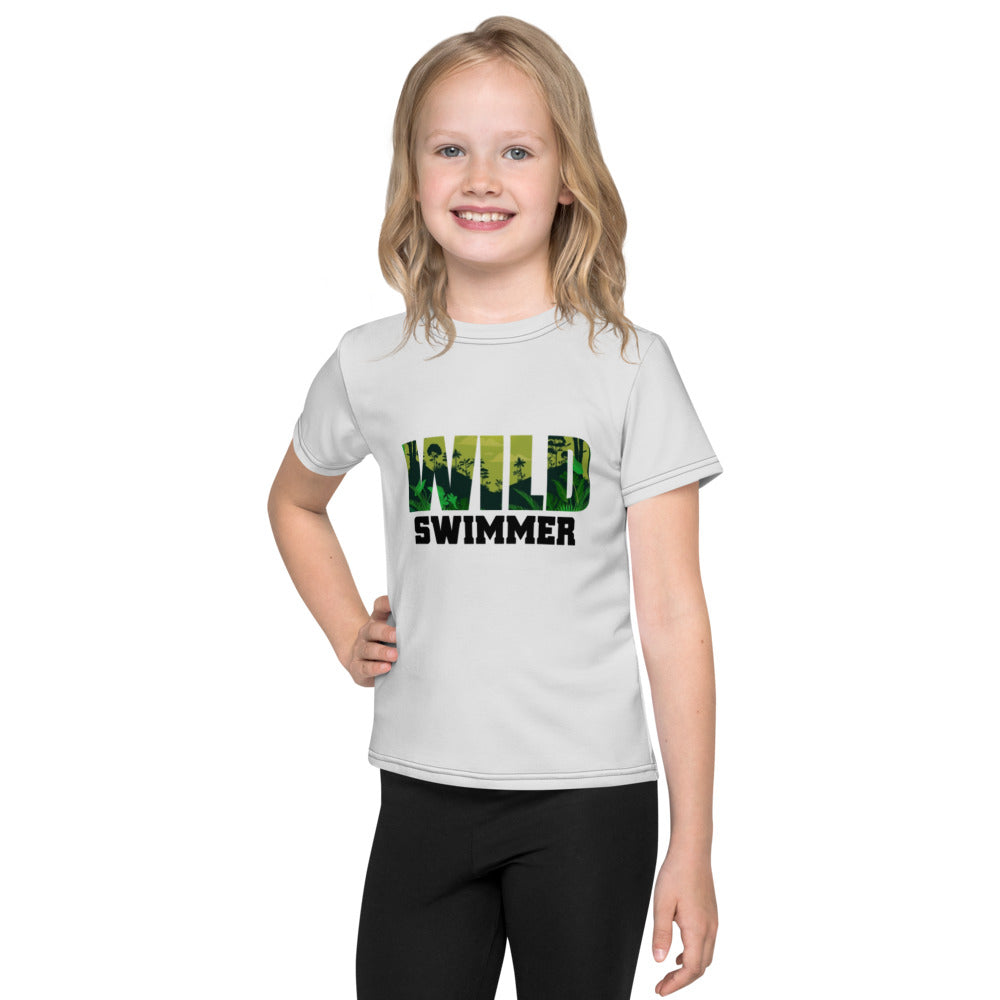 WILD SWIMMER - Kids crew neck t-shirt