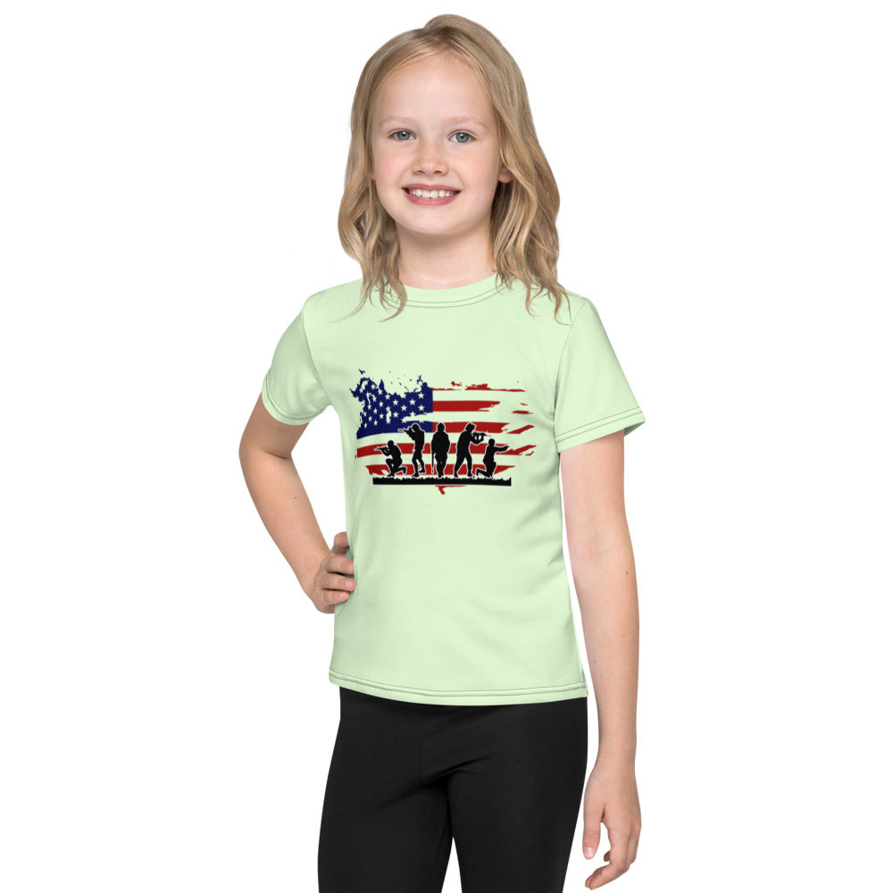 AMERICAN SOLDIERS - Kids crew neck t-shirt