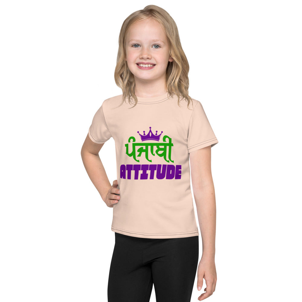 PUNJABI ATTITUDE - Kids crew neck t-shirt