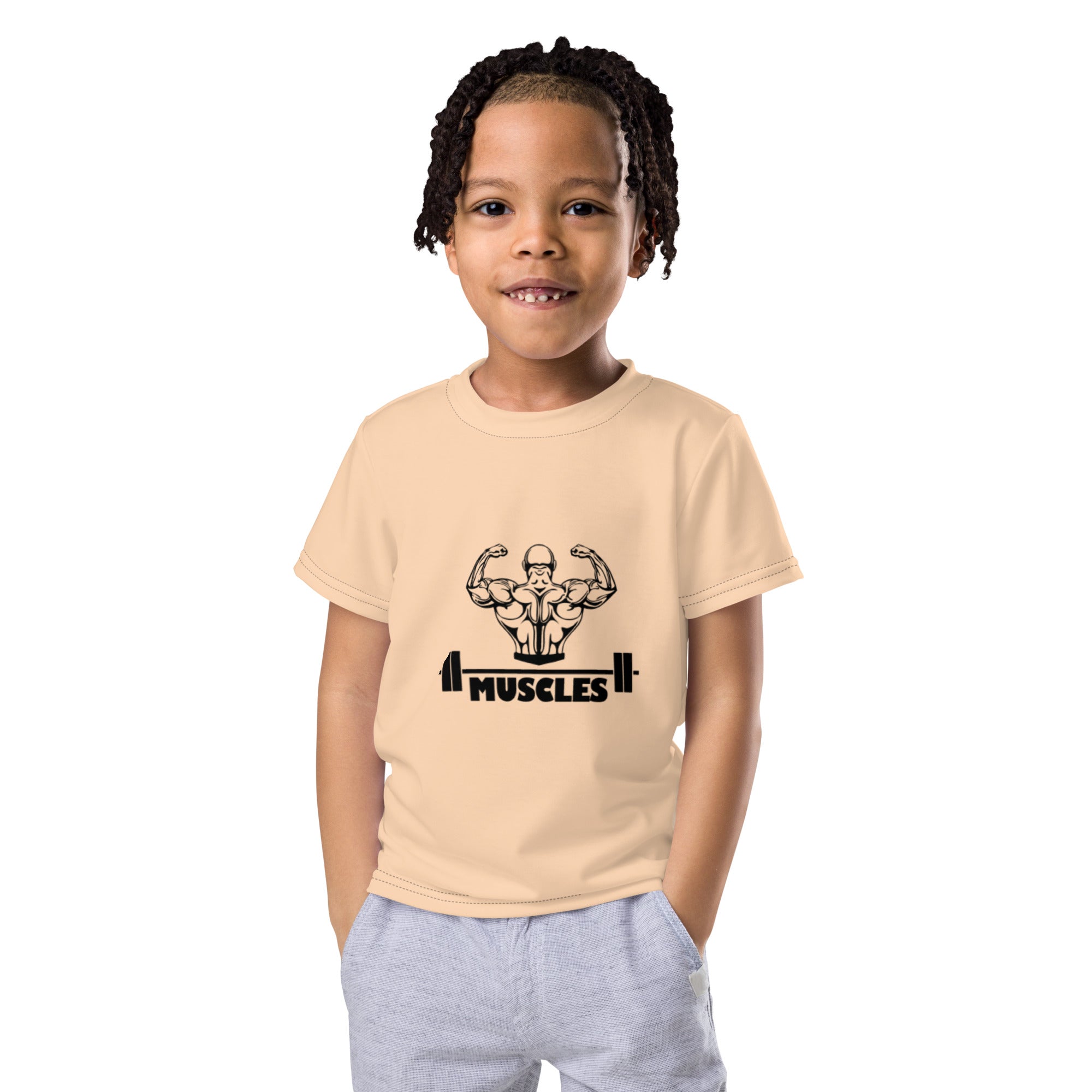 MUSCLES - Kids crew neck t-shirt