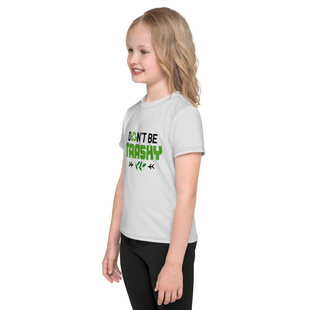 DON'T BE TRASHY - Kids crew neck t-shirt