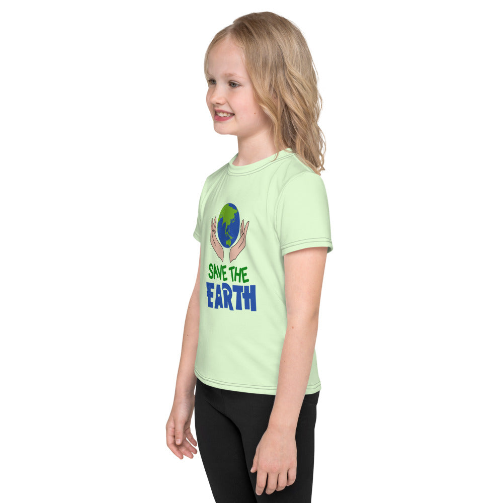 SAVE THE EARTH - Kids crew neck t-shirt