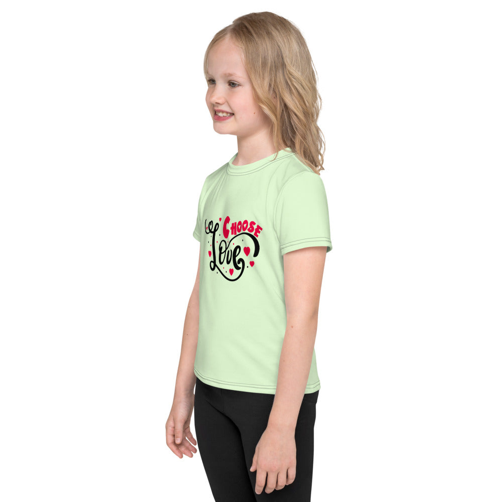 CHOOSE LOVE - Kids crew neck t-shirt