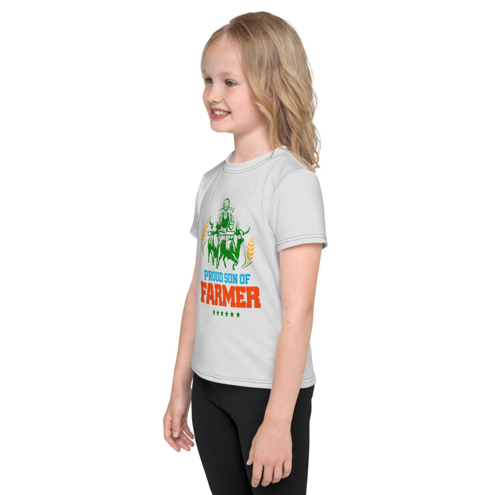 PROUD SON OF FARMER - Kids crew neck t-shirt