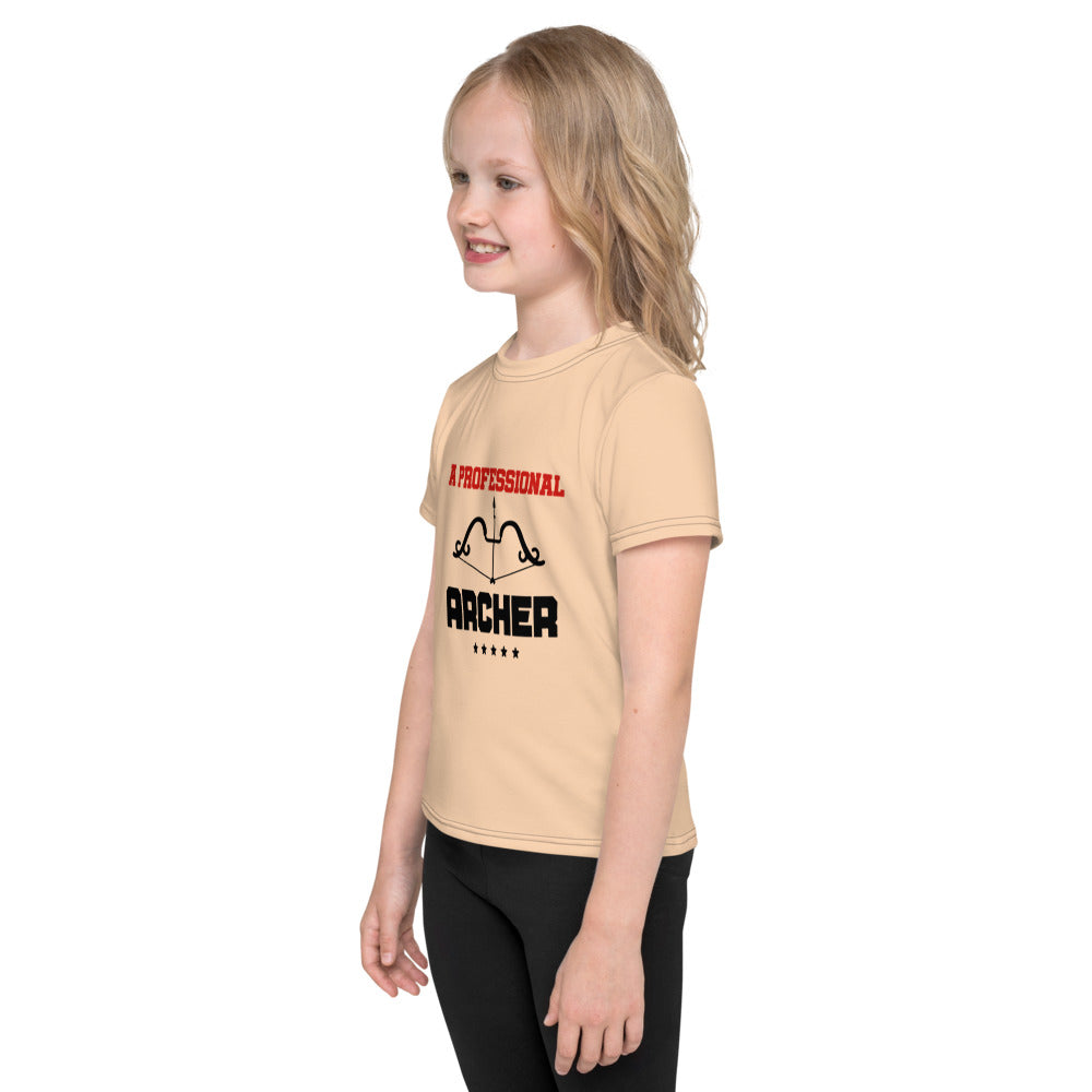 A PROFESSIONAL ARCHER - Kids crew neck t-shirt