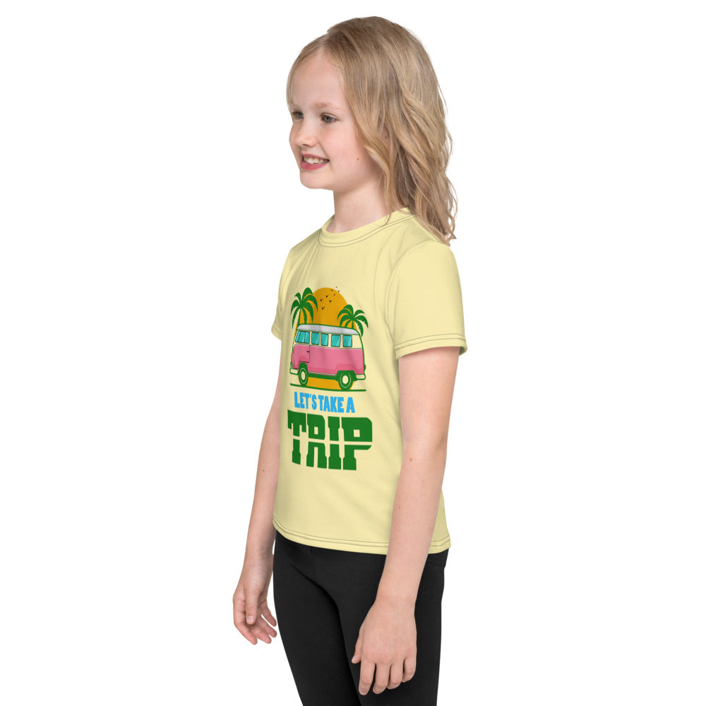 LET'S TAKE A TRIP - Kids crew neck t-shirt