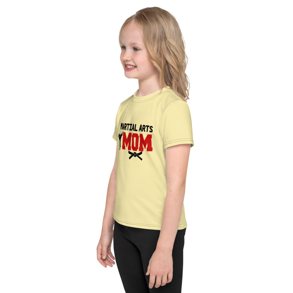 MARTIAL ARTS MOM - Kids crew neck t-shirt