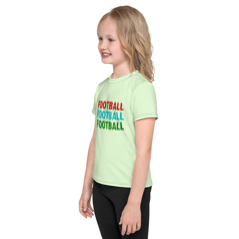 FOOTBALL - Kids crew neck t-shirt