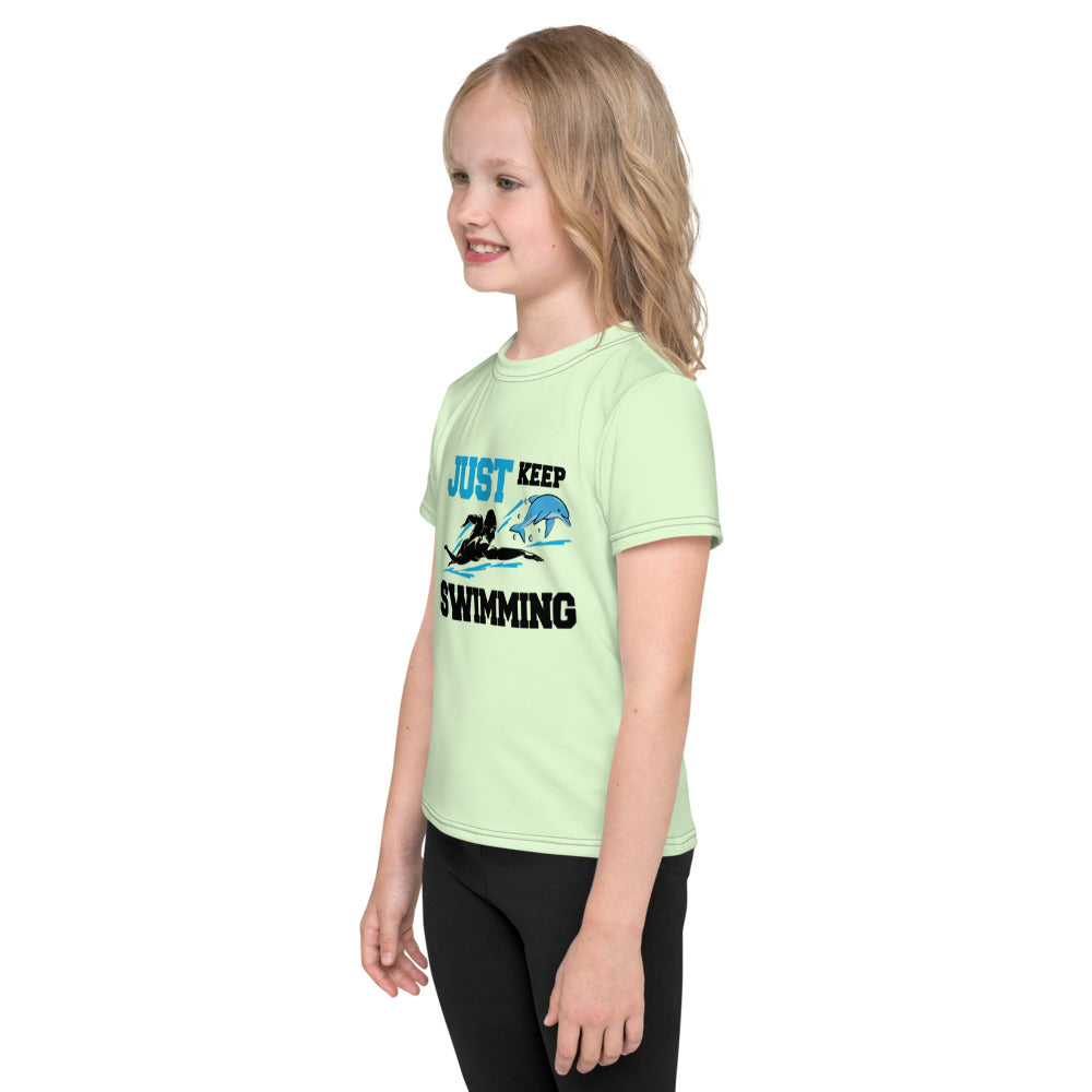 JUST KEEP SWIMMING - Kids crew neck t-shirt