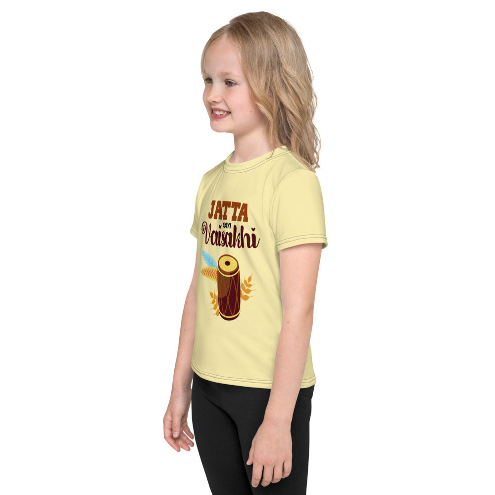 JATTA AAYI VAISAKHI - Kids crew neck t-shirt